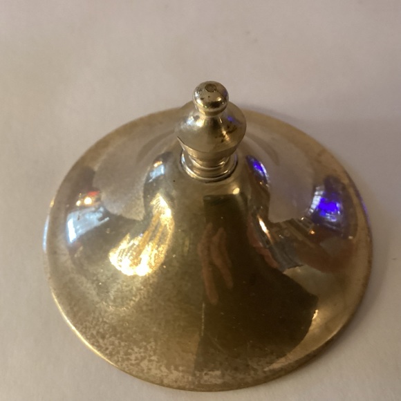 Vintage biscuit jar cobalt blue etched glass with metal lid clear bottom - Picture 7 of 9